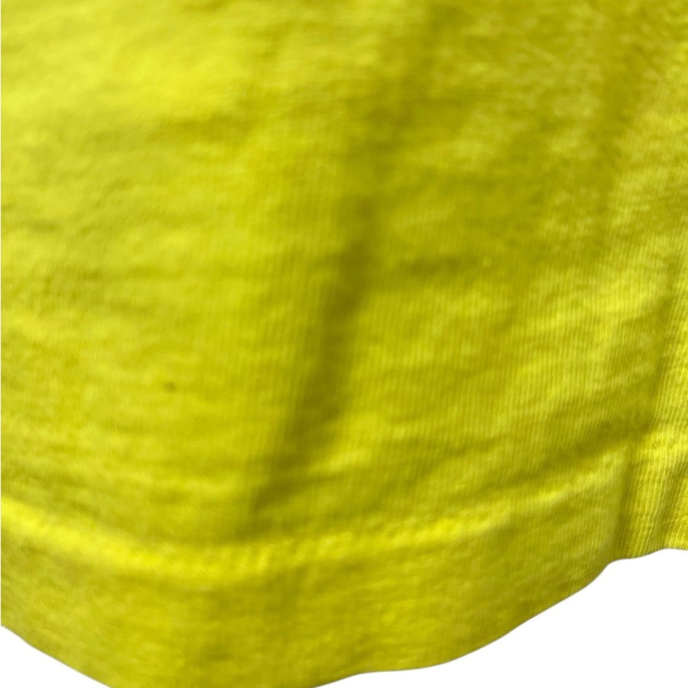 Rare 1984 JIMMY Z CLOTHING COMPANY Bright Neon Yellow Tank XL 90s Skate Grail - Picture 3 of 6